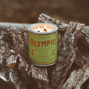 NWT GOOD & WELL SUPPLY CO Olympic National Park Candle Evergreen Half Pint